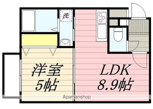 カハラ澄川【2階】の間取り