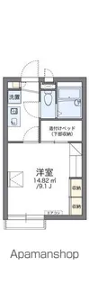 レオパレスプレミアムエステート【205号室】の間取り
