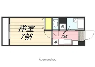 鎌田ビル【406号室】の間取り
