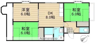 キングレジデンス浜竹【2階】の間取り