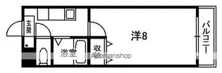 シャトーエルドラド【114号室】の間取り