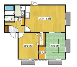 ティアラフルール【1階】の間取り