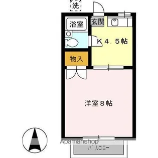 プレジール南昭和【2階】の間取り