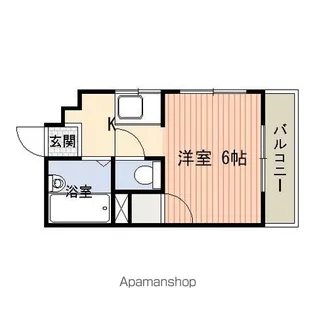 トミーズマンション【2B号室】の間取り