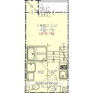 ハーモニーテラス八剱町【1018号室】の間取り