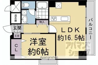 四条高倉スカイハイツ【501号室】の間取り