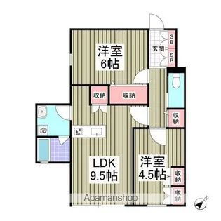 A1FLAT【1階】の間取り