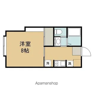 メープルの木【202号室】の間取り