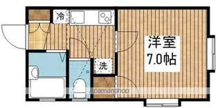 パークサイド金鉢山【1階】の間取り