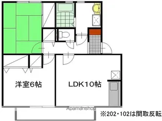 グレースレジデンス【201号室】の間取り