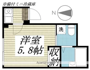 エテルノ四つ木【1階】の間取り