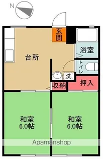 サンシティー平成【C101号室】の間取り