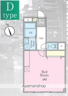 ジョイヴィレッジ市ヶ谷【2階】の間取り