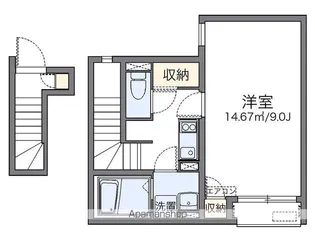 レオネクストボヌールY【2階】の間取り