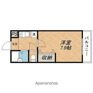 ノール・フォンテーヌⅠ番館【203号室】の間取り