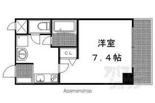 BELLEVILLE千本今出川【202号室】の間取り