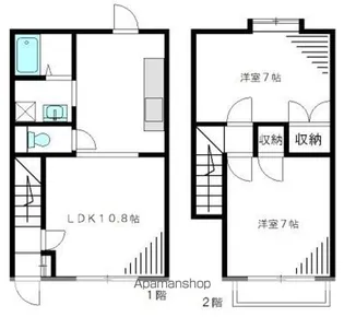 ピュア赤羽台【A号室】の間取り