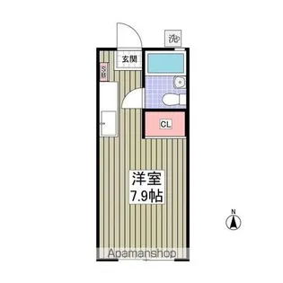 ボートハウス【105号室】の間取り