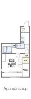 レオパレスダッファデル タカオ【201号室】の間取り