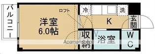 ベルトピア仙台4【306号室】の間取り