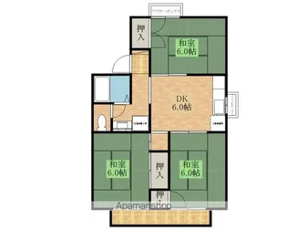 ハイツ井上【2階】の間取り