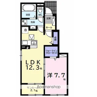 ウルルⅠ【1階】の間取り
