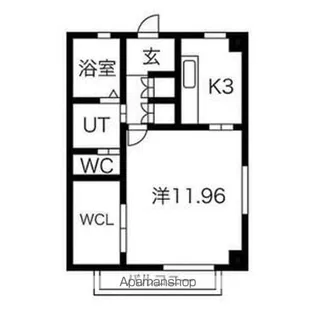 アモーレ季樹【3階】の間取り