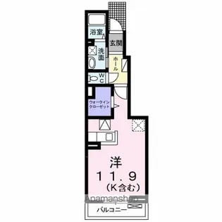 ミルト住吉Ⅰ【1階】の間取り