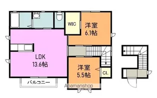 ジュイール【2階】の間取り