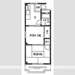 リバーサイドゆう【2階】の間取り