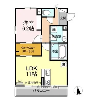 エミネンス山崎【3階】の間取り