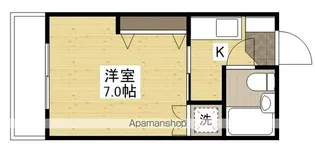 アメニティカネイチⅡ【202号室】の間取り