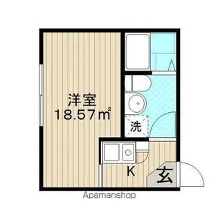COTTONWELL・M【3階】の間取り
