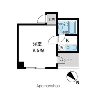 SーFORT日本橋箱崎【6階】の間取り