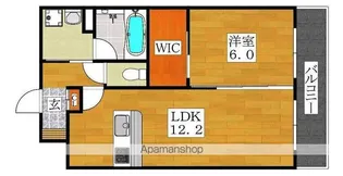 ブリーゼ三国ヶ丘【3階】の間取り