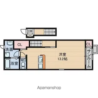 スアビス【2階】の間取り