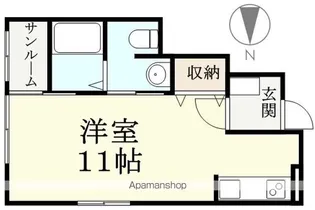 B−ROOM D棟【101号室】の間取り