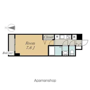 ディアレイシャス尾頭橋【4階】の間取り