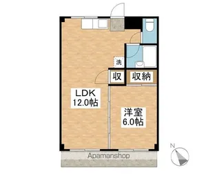 ラビットハウス91−A【105号室】の間取り