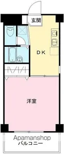 ウィング烏森【502号室号室】の間取り