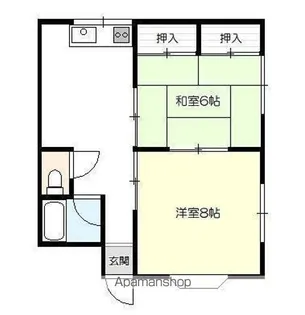 Yセフティ【206号室】の間取り