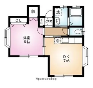 ハウス・ワイティ【101号室】の間取り