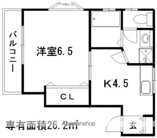 ステラ向井【202号室】の間取り