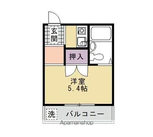 GーPLUS嵐山【201号室】の間取り