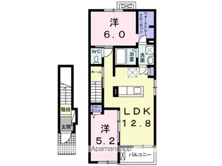 フルール【2階】の間取り