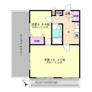 目白おとめやまテラスボックス【5階】の間取り