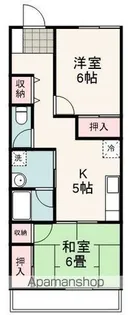 藤ハイツ【202号室】の間取り