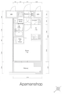 エンクレスト博多駅南FIT【4階】の間取り