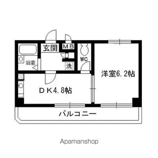 SAKO泉【504号室】の間取り