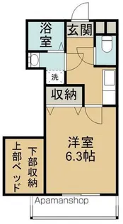 れいめい上荒田【303号室】の間取り
